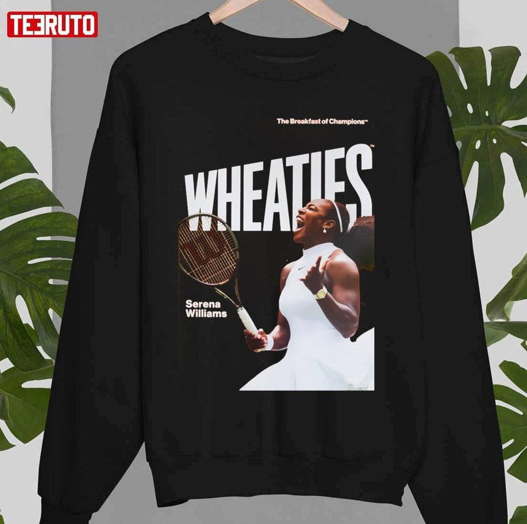 Serena Williams Wheaties Tennis Player Design Unisex T-Shirt