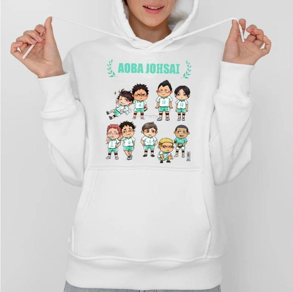 Aoba Johsai Chibis Characters Unisex Sweatshirt