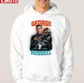 63 Formula 1 Collage Design George Russell Unisex Hoodie