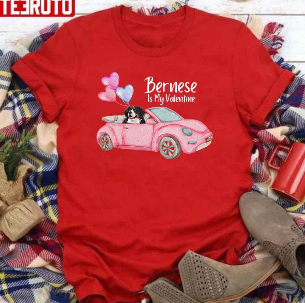 Bernese Mt. Dog Is My Valentine Unisex Sweatshirt