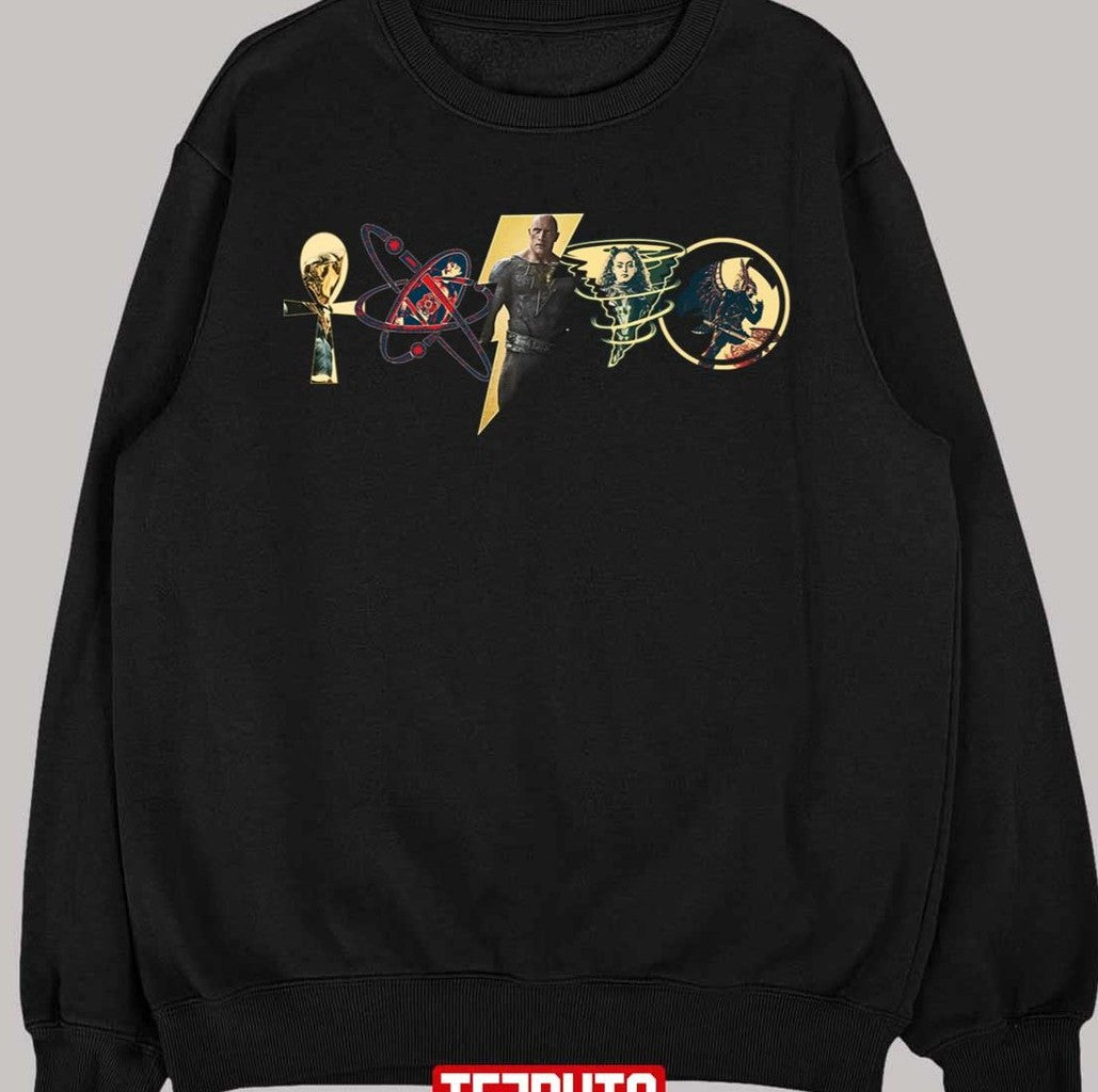 Black Adam Symbols Unisex T-shirt