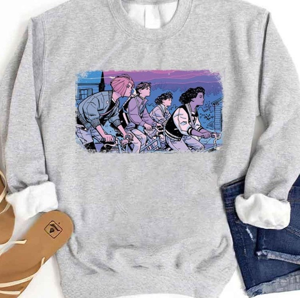 Paper Girls Comic Art Unisex Sweatshirt