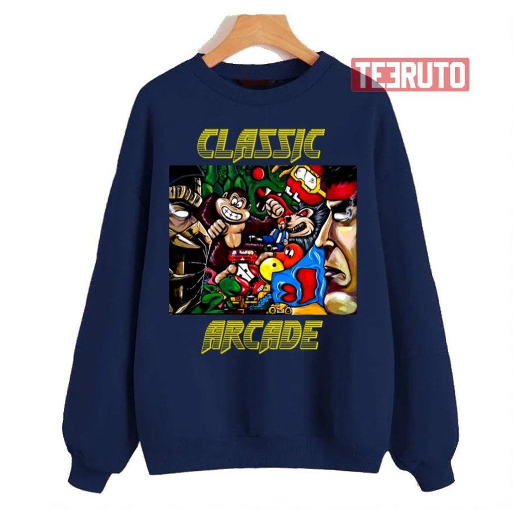 Arcade Characters Double Dragon Unisex Sweatshirt