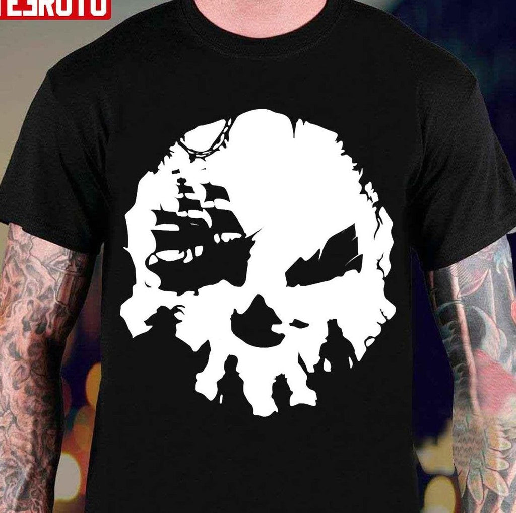 Pirate Skull Seas Of Thieves Halloween Unisex T-Shirt