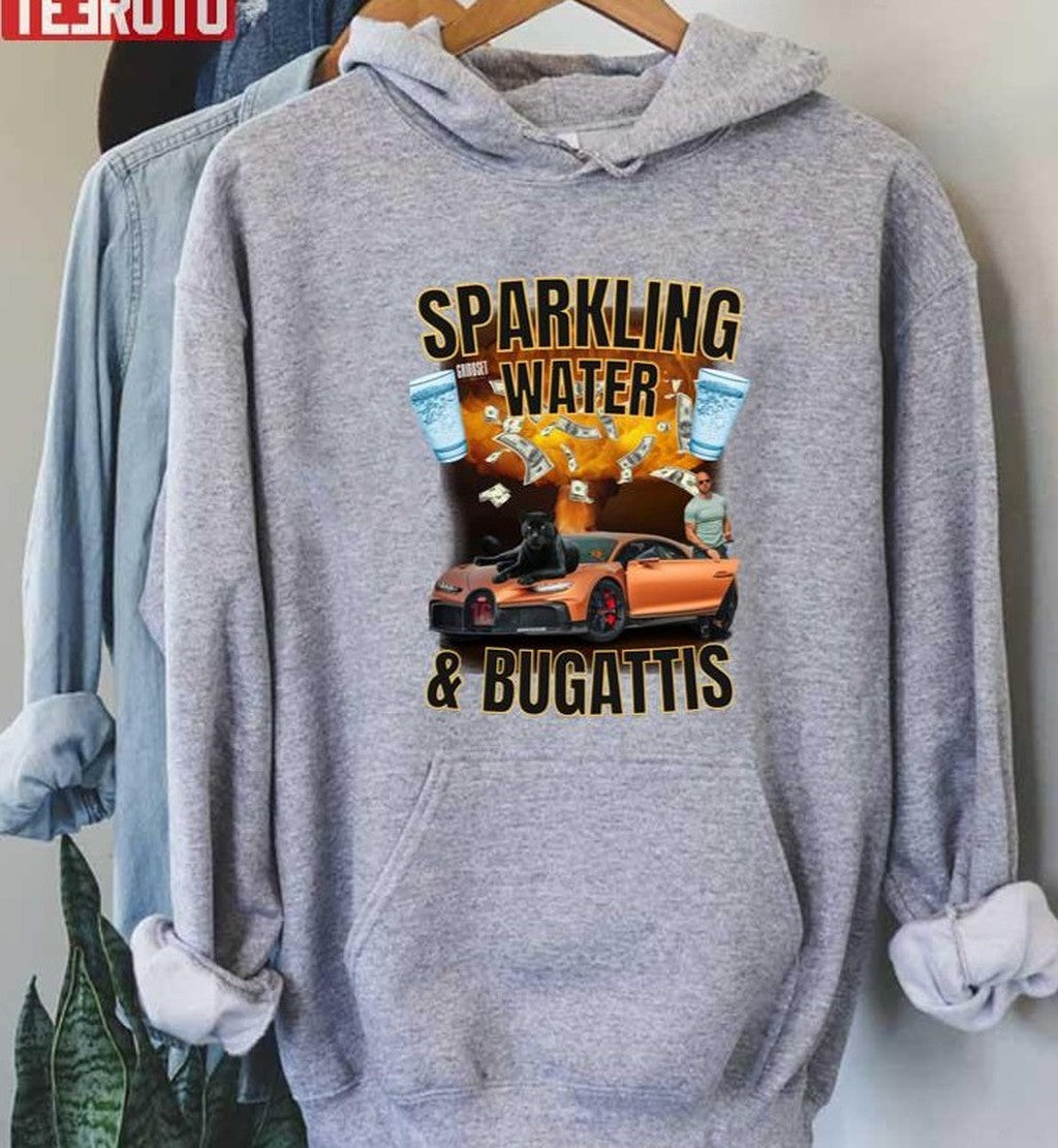 Sparkling Water And Bugattis Unisex T-Shirt