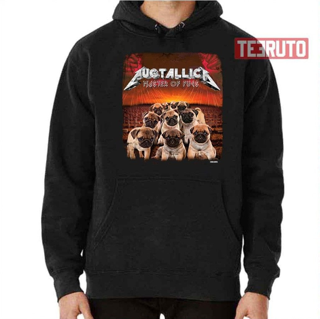 Pugtallica Metal Band Unisex T-Shirt