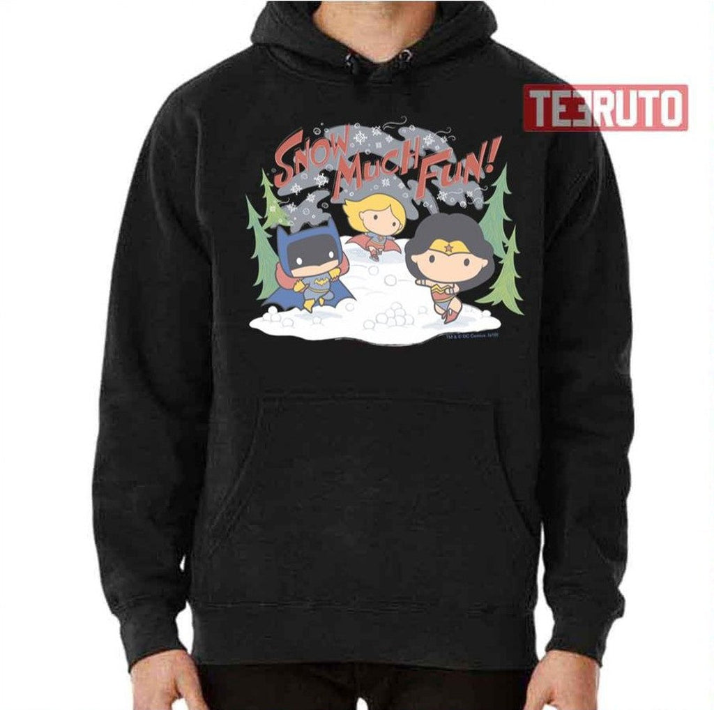 Snowball Fight Justice League Chibi Unisex T-Shirt