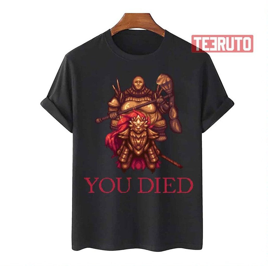 Pixel Ornstein &amp; Smough Dark Souls Unisex T-Shirt