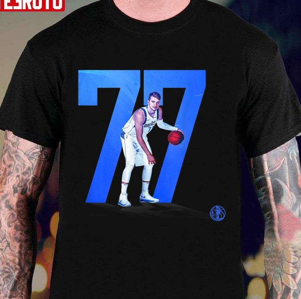 No 77 Luka Doncic National Basketball Association Dallas Team Pro Player Unisex T-Shirt