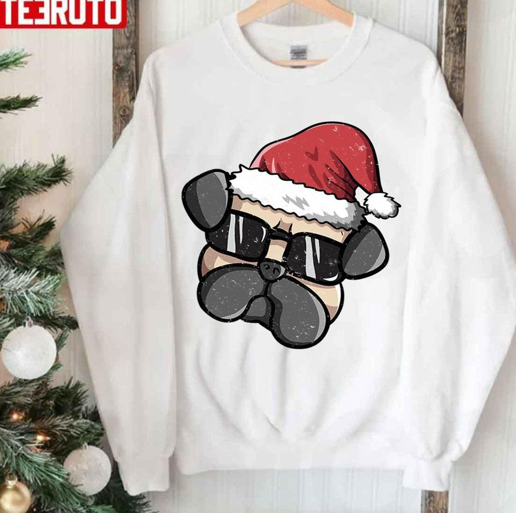 Special Pug Santa Christmas Design Unisex Sweatshirt