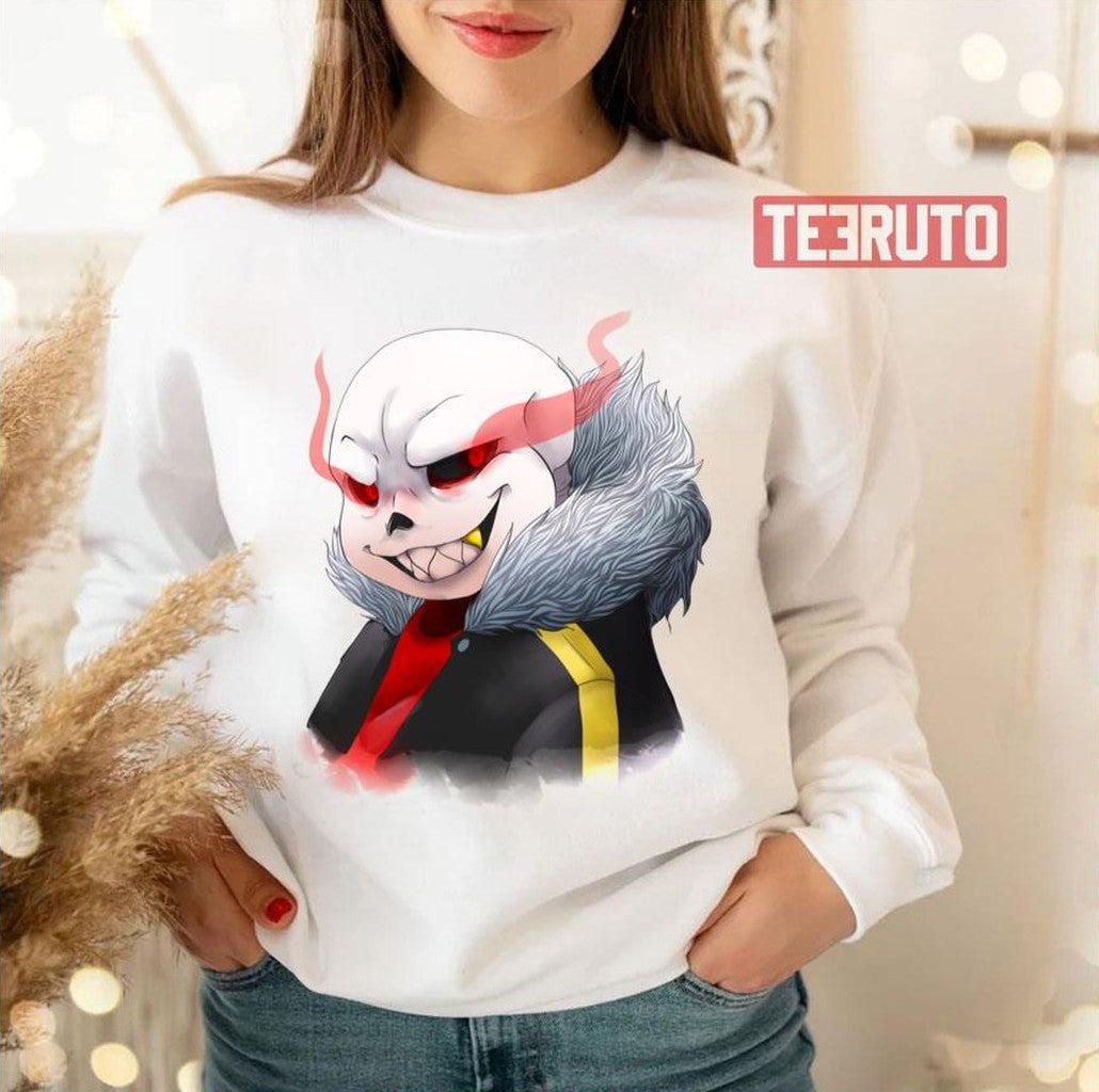 Scary Face Underfell Sans Undertale Cartoon Unisex T-Shirt