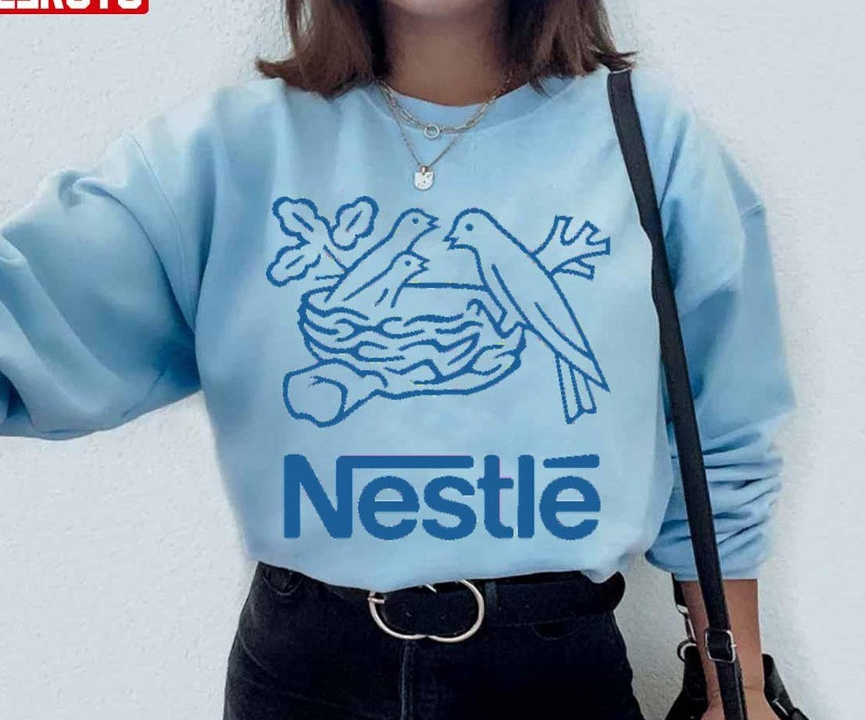 Nestle Blue Birds Logo Unisex Sweatshirt