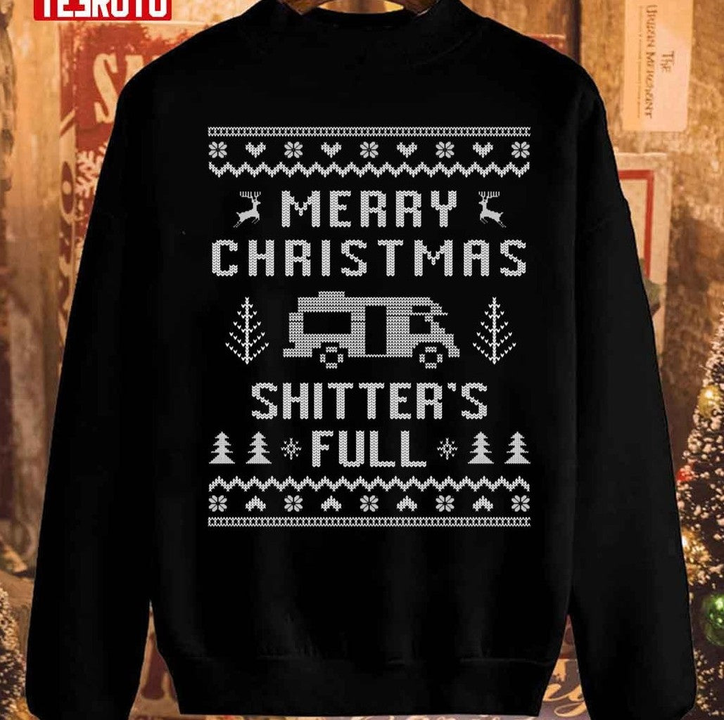 Shitters Full Art Christmas Unisex Sweatshirt