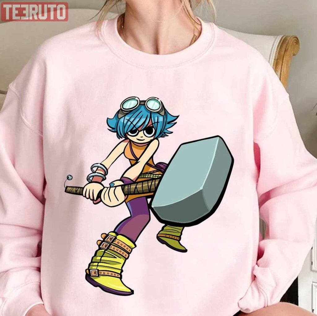 Ramona Flowers Anime Girl Scott Pilgrim Takes Off Unisex Sweatshirt
