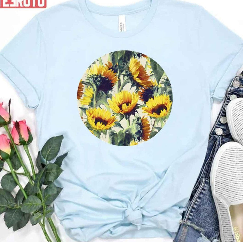 Sunflowers Forever Vintage Unisex T-Shirt