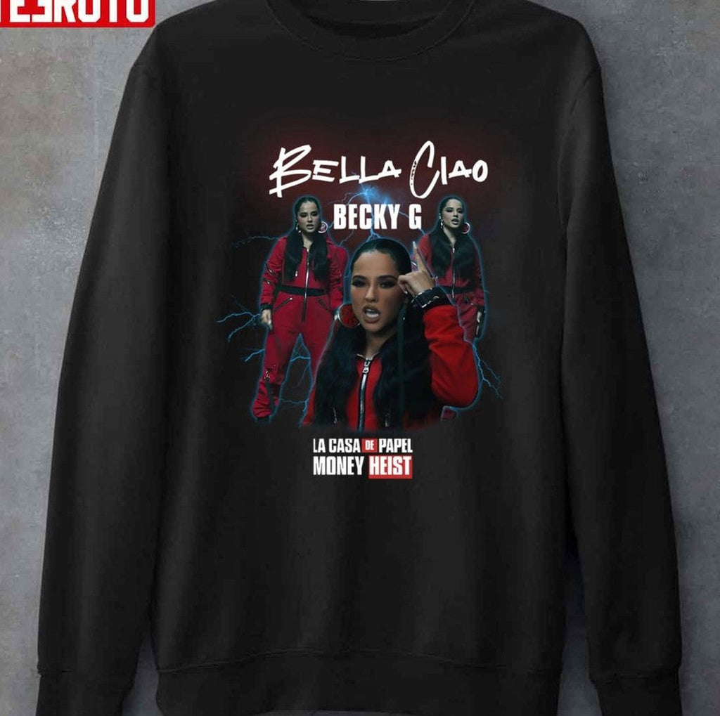 Bella Ciao Beky G La Casa De Papel Money Heist Bootleg Vintage Unisex T-Shirt