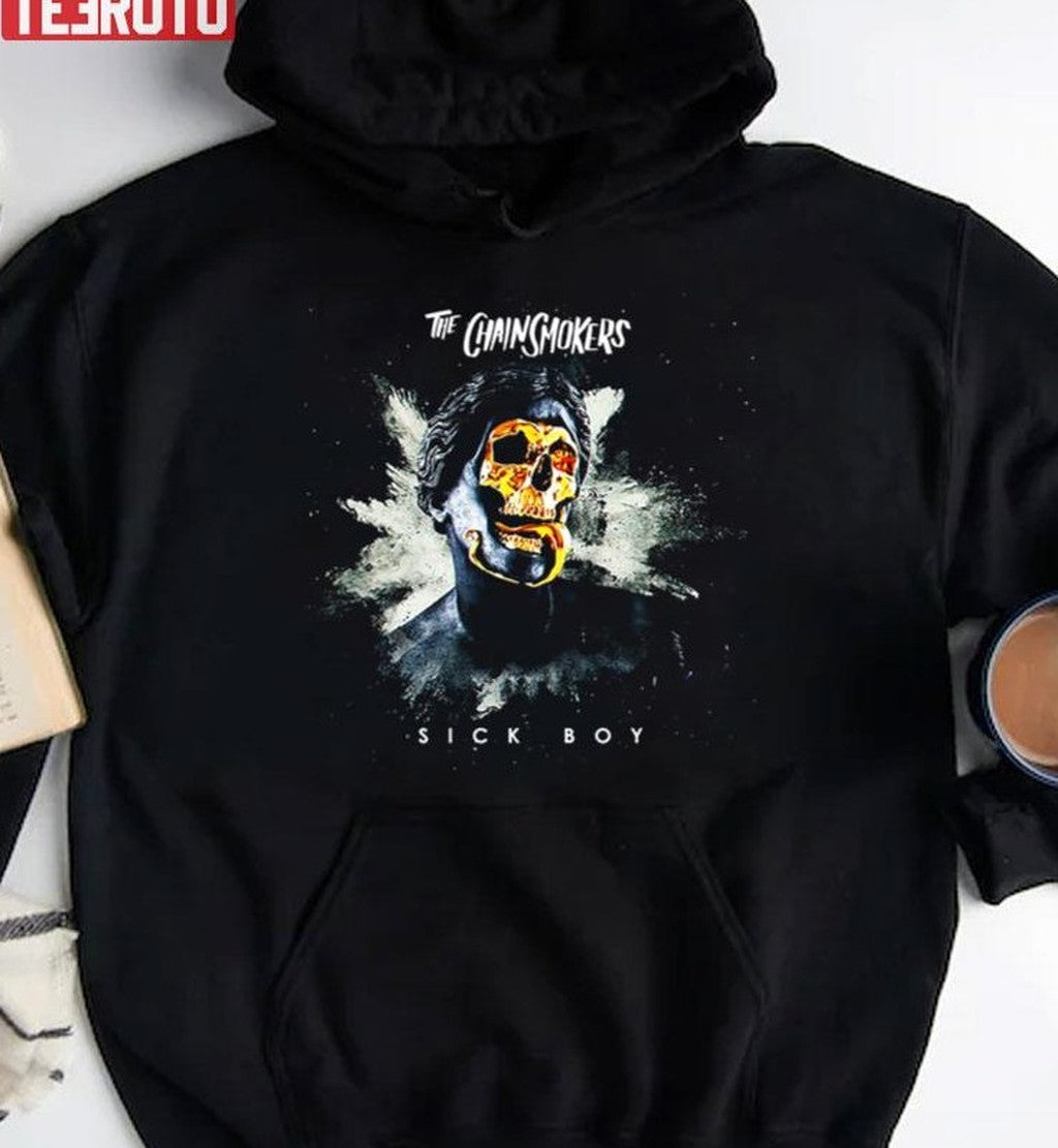 Skul Design Art Sick Boy The Chainsmokers Unisex T-Shirt