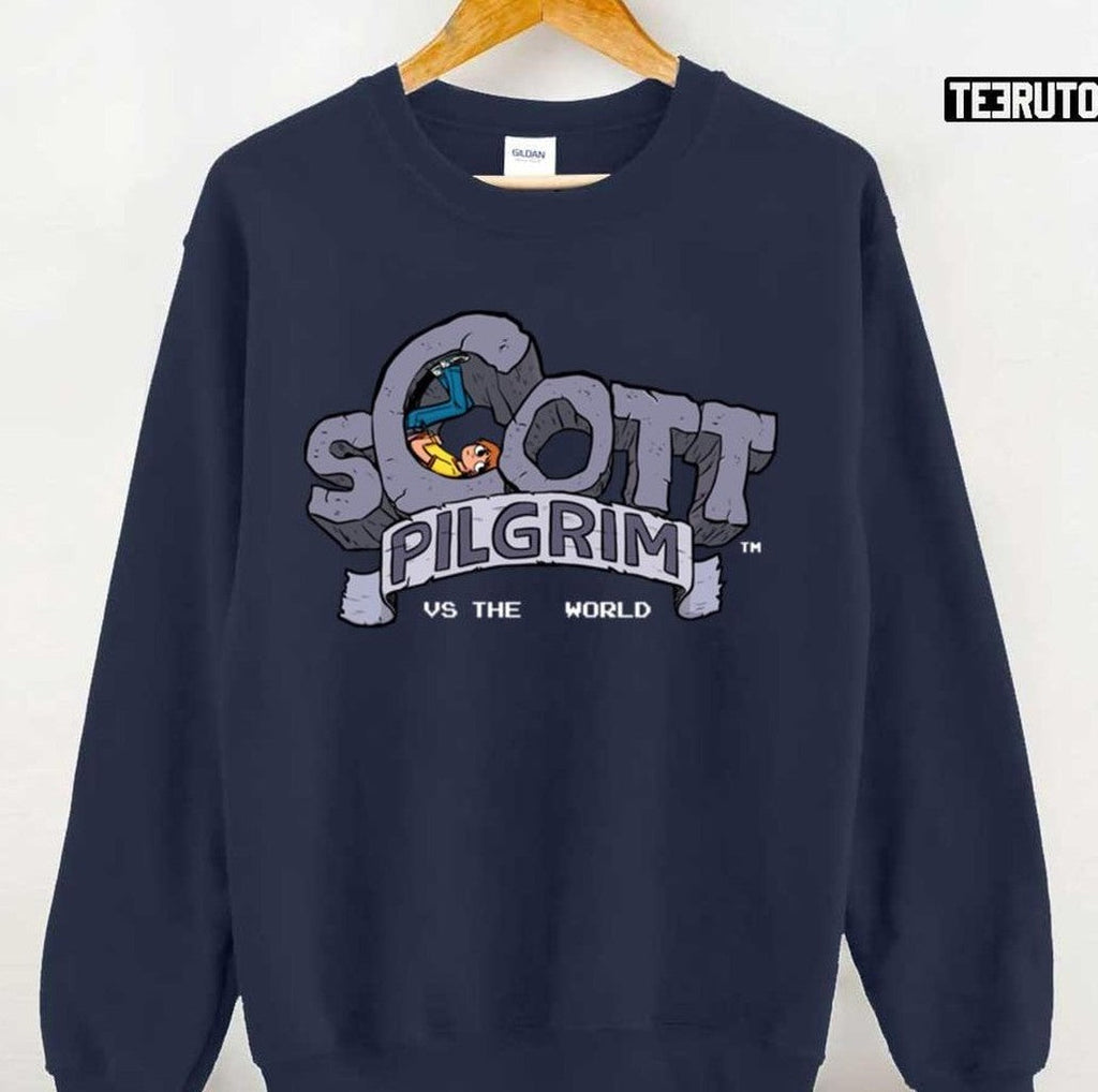 Novel By Bryan Lee O'malley Scott Pilgrim Vs. The World Art Unisex Sweatshirt