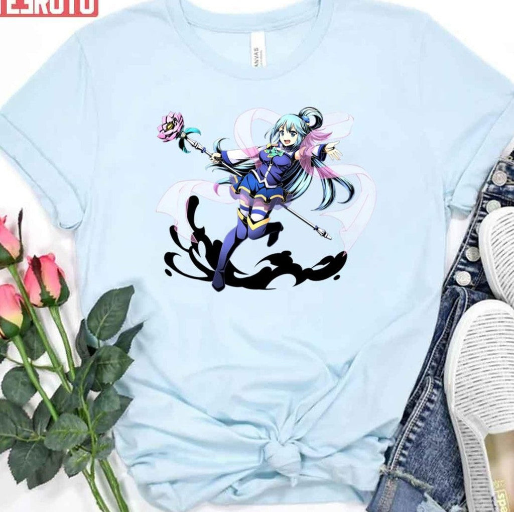 Aqua Kono Subarashii Sekai Ni Shukufuku Wo Give Blessings On This Wonderful World Unisex T-shirt