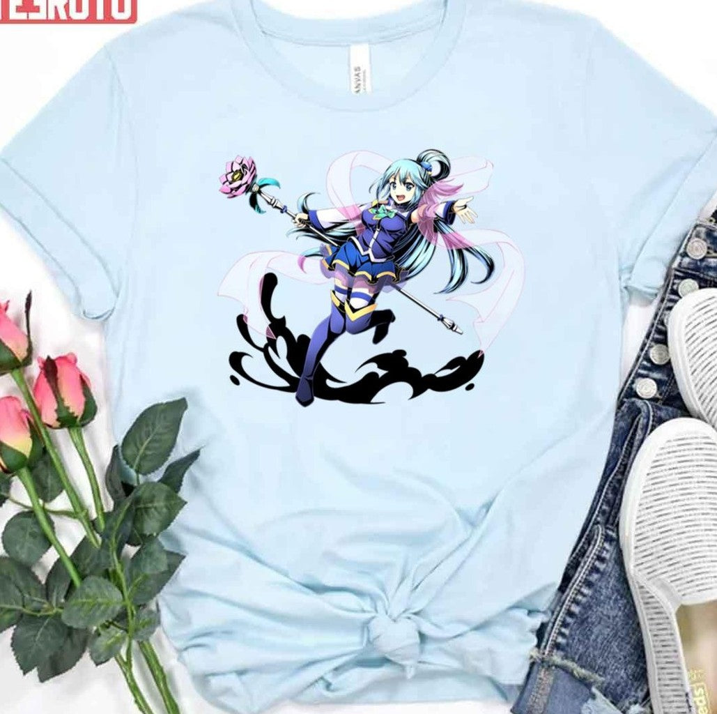 Aqua Kono Subarashii Sekai Ni Shukufuku Wo Give Blessings On This Wonderful World Unisex T-shirt