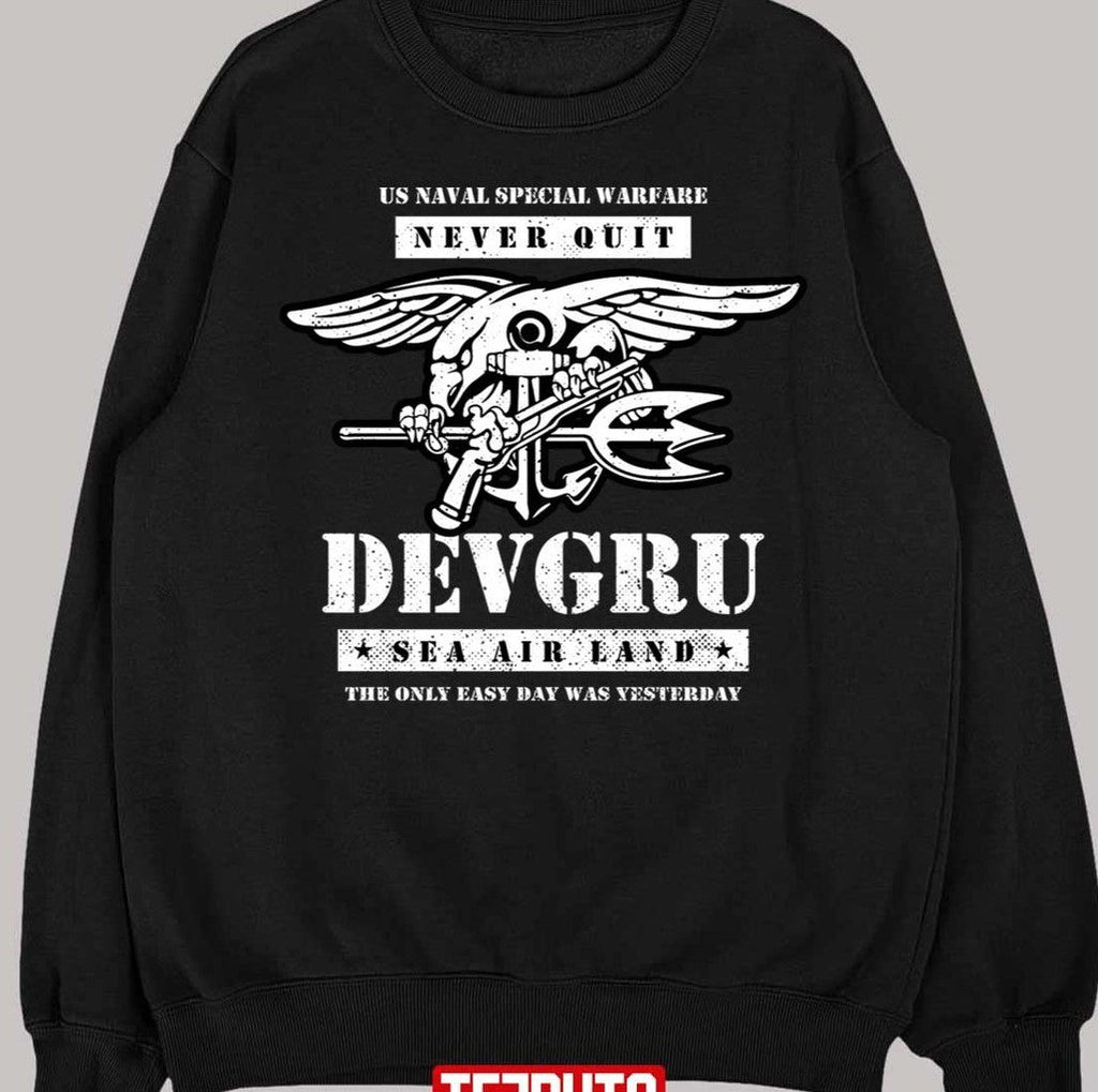 Never Quit Devgru Seal Team Unisex T-Shirt