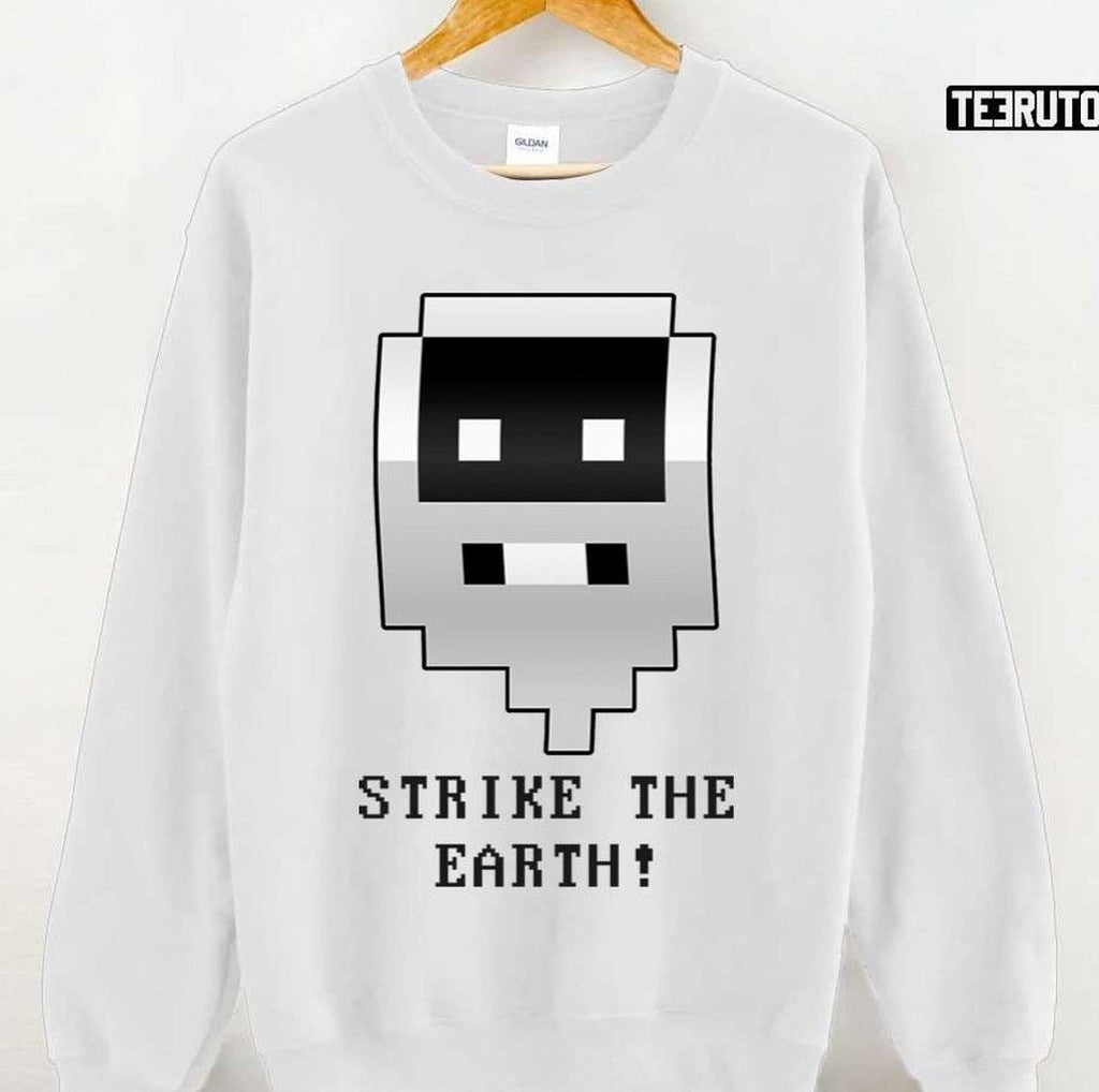 Pixel Strike The Earth Dwarf Fortress Game Unisex T-Shirt