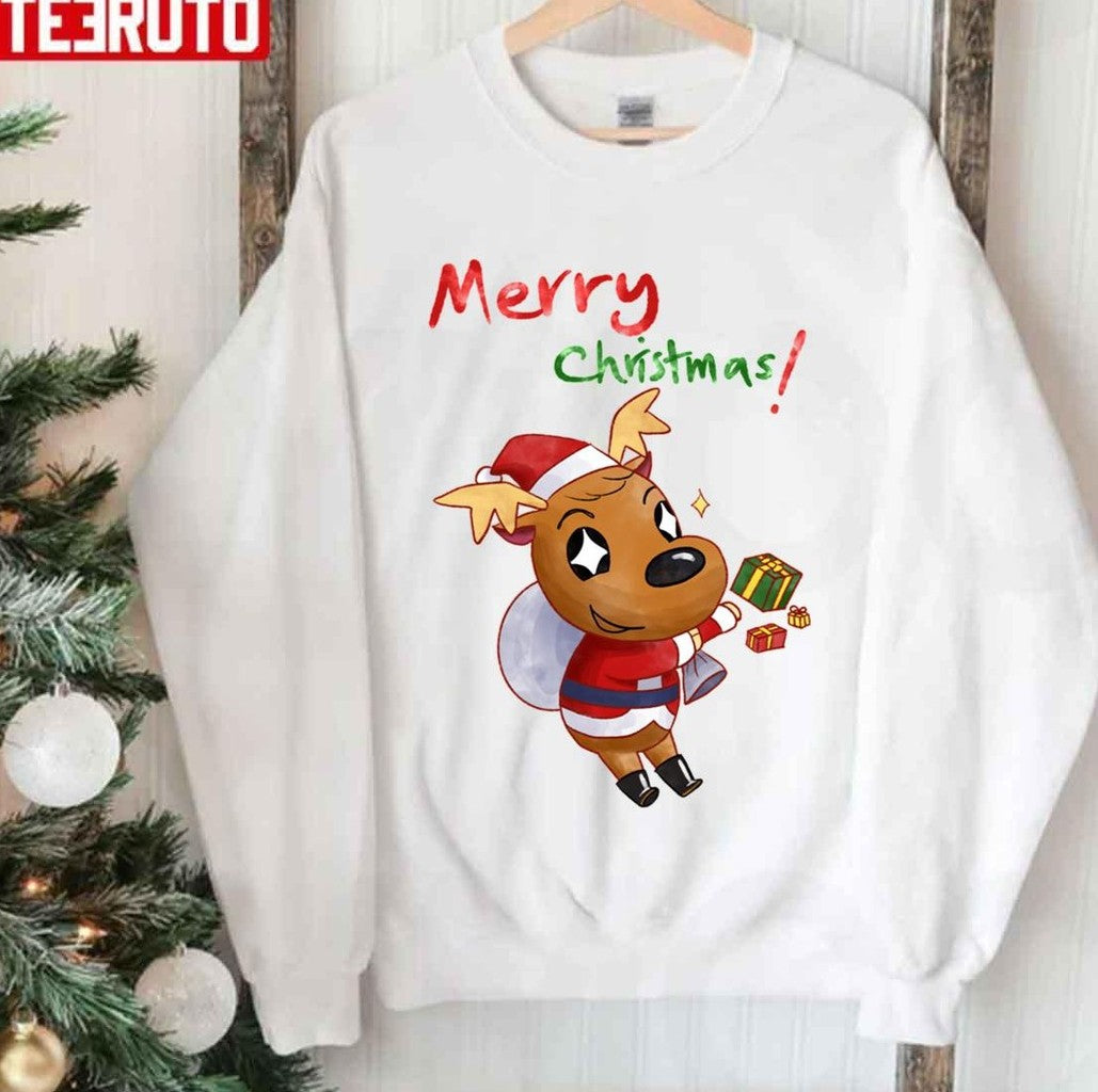 Reindeer Jingle Animal Crossing Christmas Unisex Sweatshirt