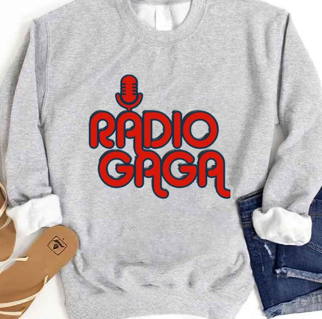 Radio Gaga The Mic Design Unisex Sweatshirt