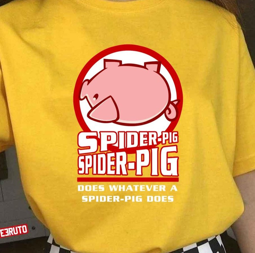 Spider Pig Unisex T-Shirt