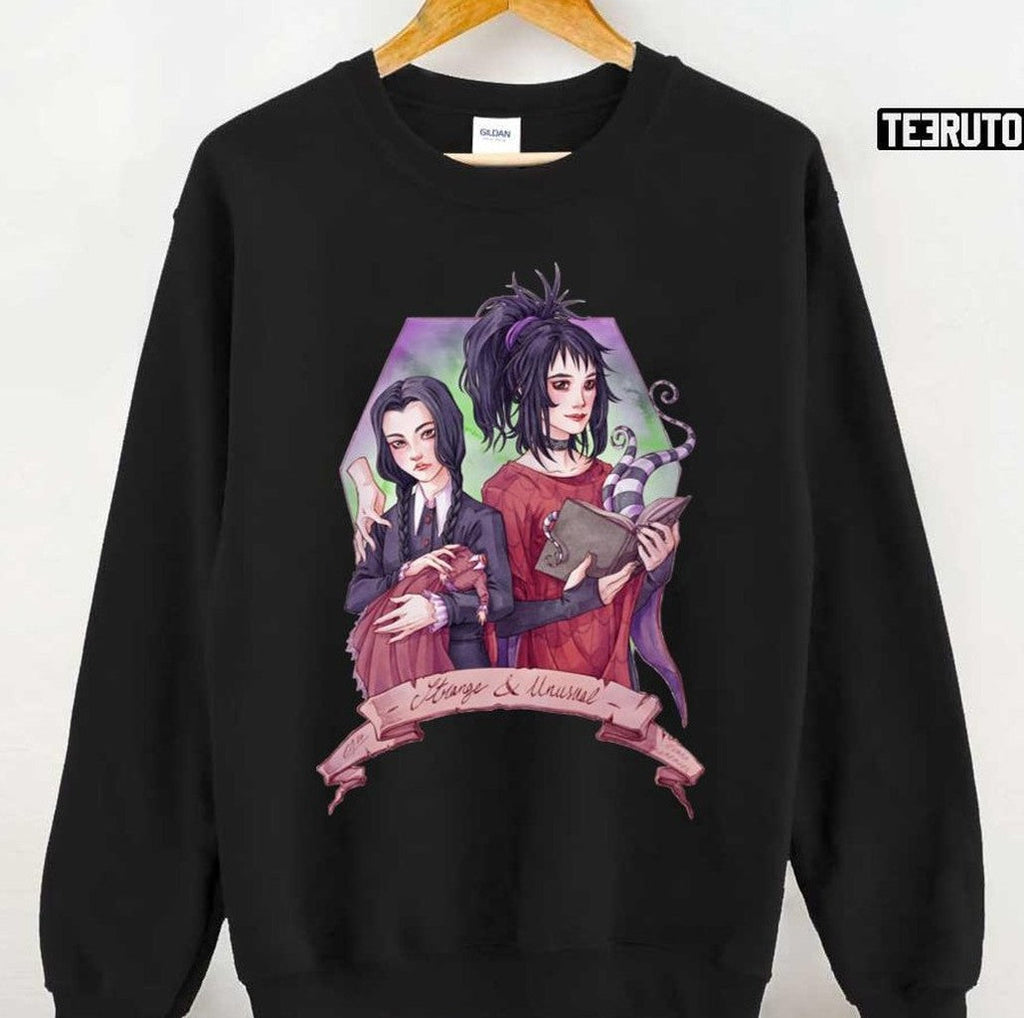 Strange And Unusual Family Addams Fanart Unisex T-shirt