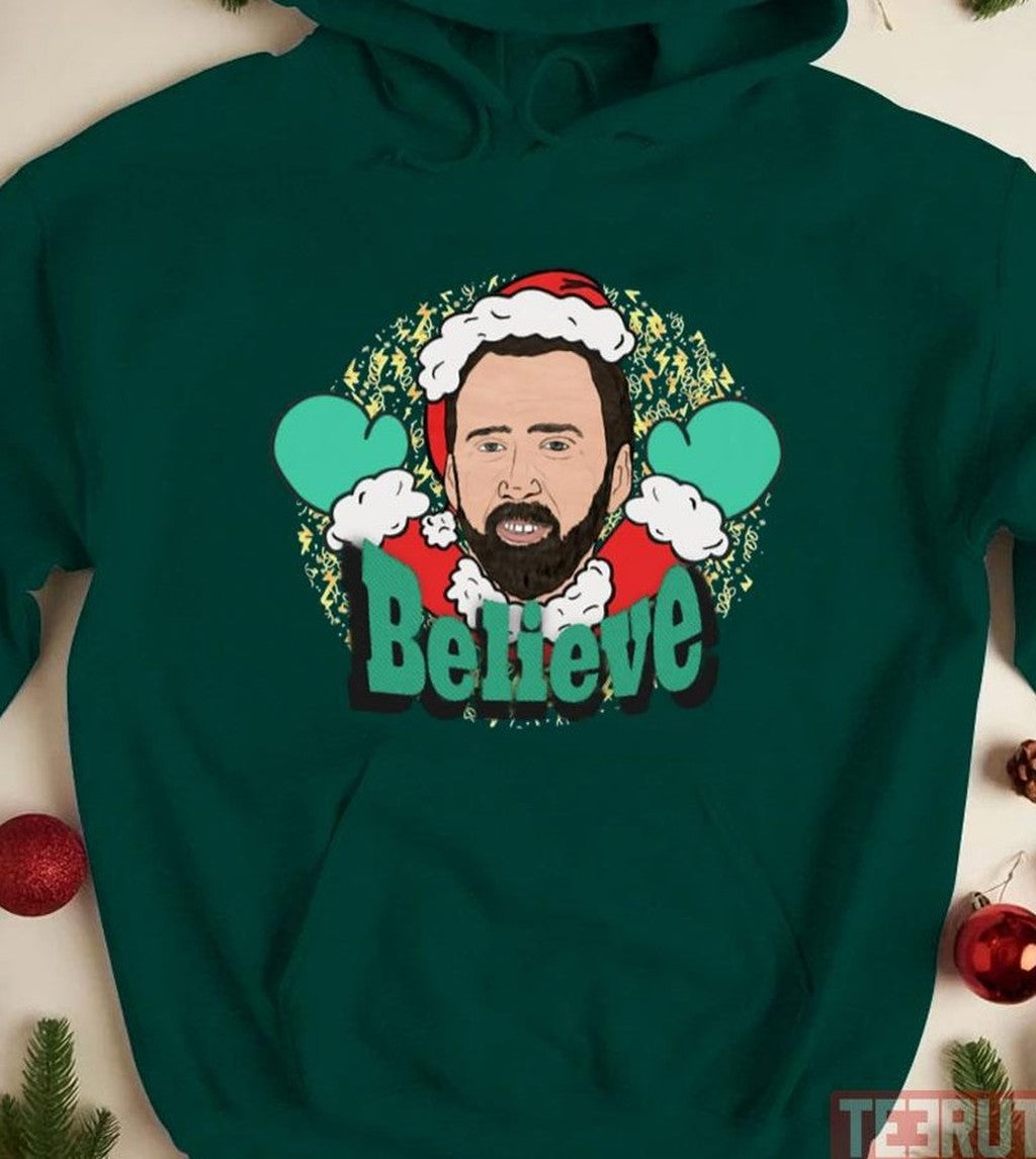 Saint Nick Christmas Nicholas Cage Unisex Sweatshirt