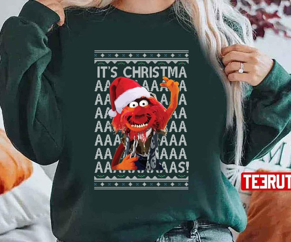 Animal Muppets Its Christmas Unisex Sweatshirt