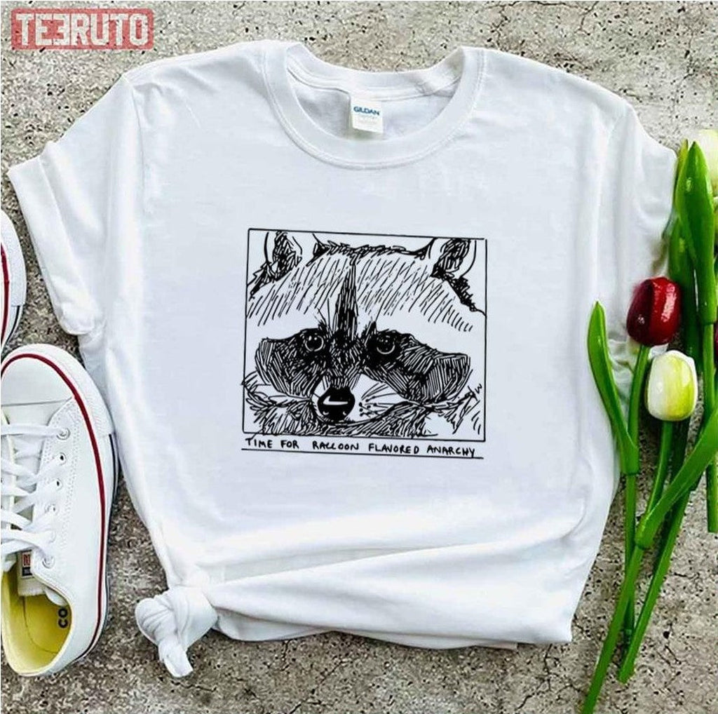 Raccoon Flavored Anarchy Unisex T-Shirt