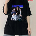 Seok-Jin Vintage Look Korean Pop Bootleg Raptee Unisex T-Shirt