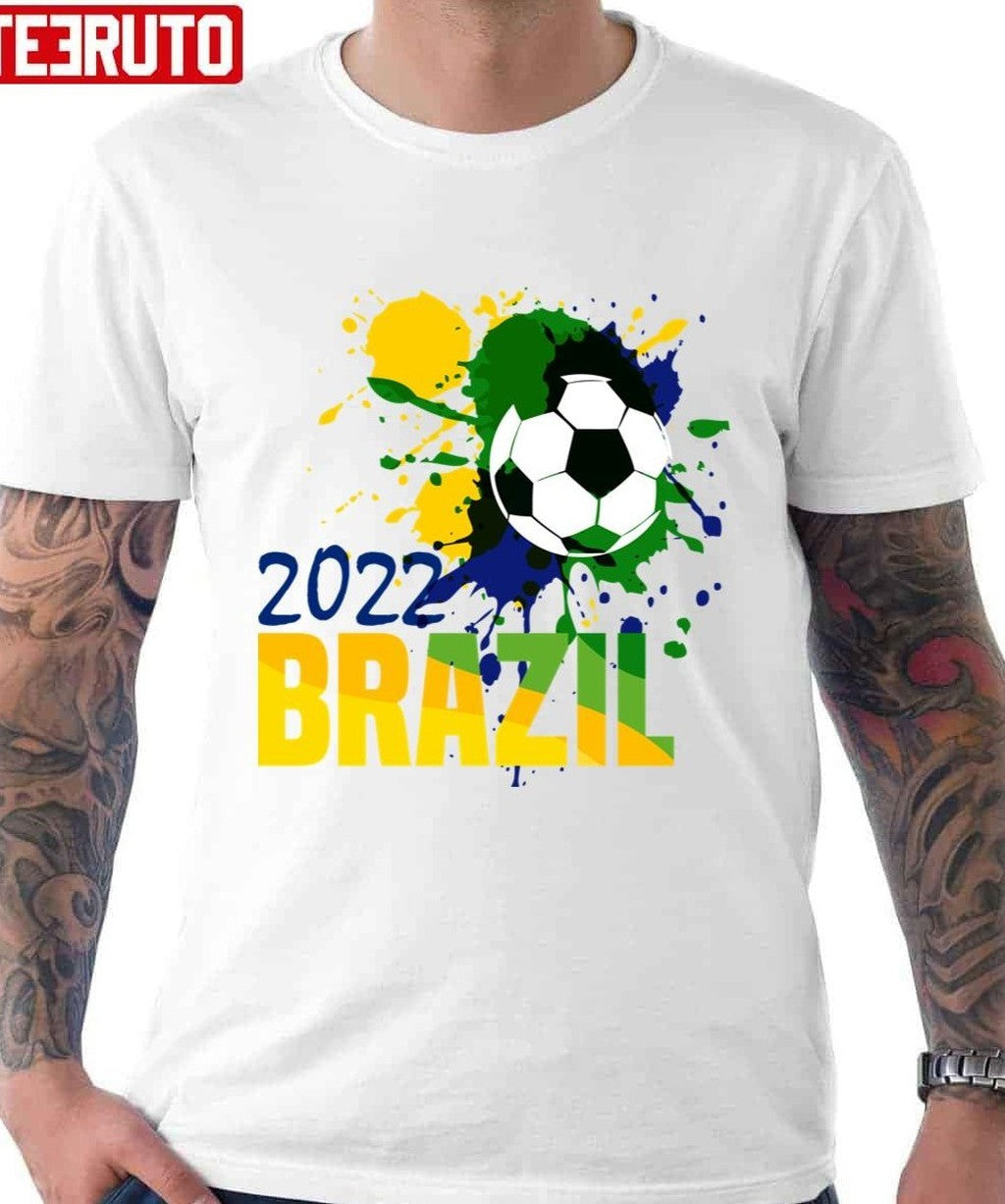 22nd Brazil World Cup 2022 Brazil Flag Unisex Hoodie