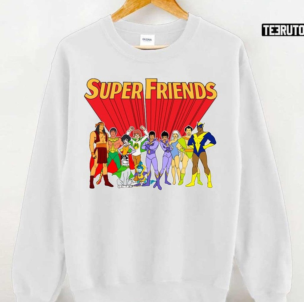 Super Friends Wolverine Comics Art Unisex Hoodie