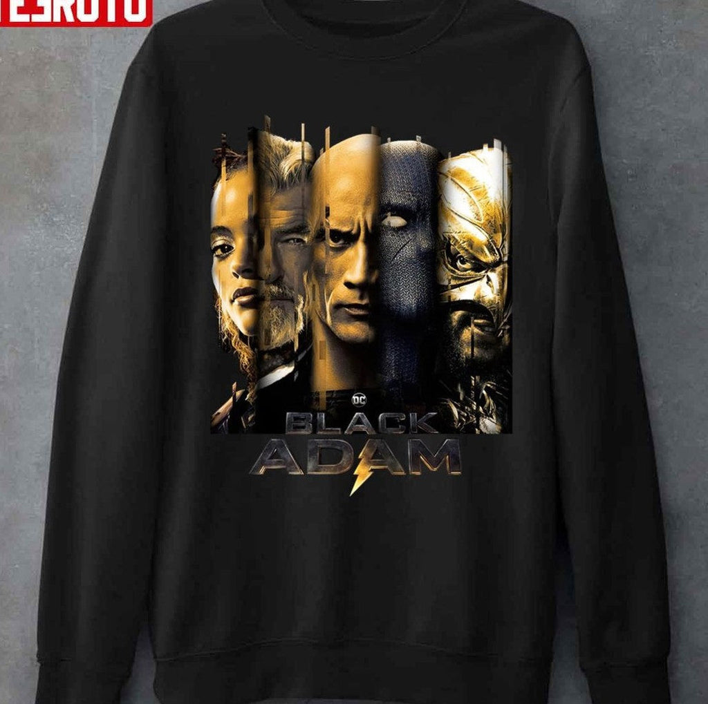 Black Adam The Whole Cast Graphic Unisex T-shirt