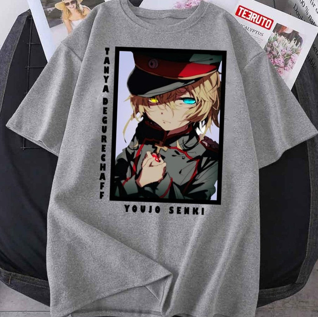 Tanya Von Degurechaff Anime Japanese Unisex T-Shirt