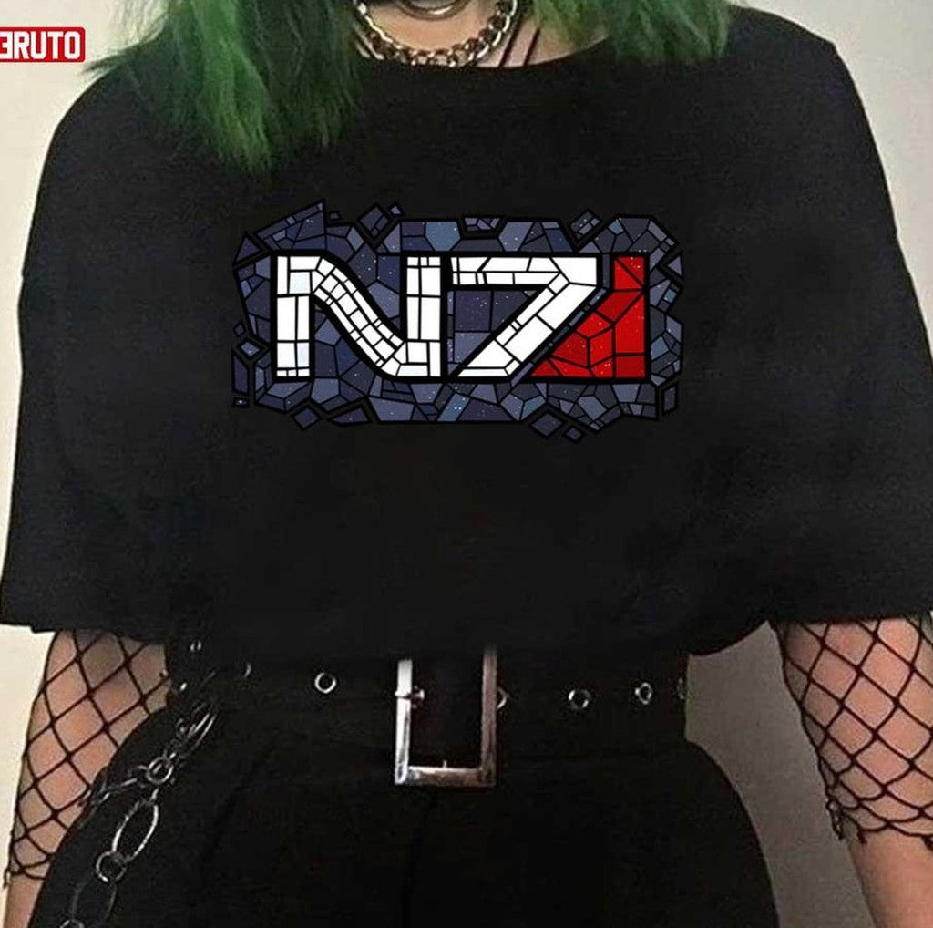 Mosaic N7 Mass Effect Unique Art Unisex T-shirt