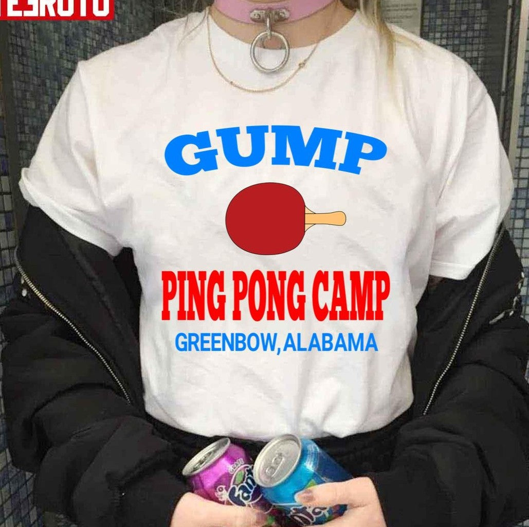 Table Tennis Gump Ping Pong Camp Forrest Gump Unisex Sweatshirt
