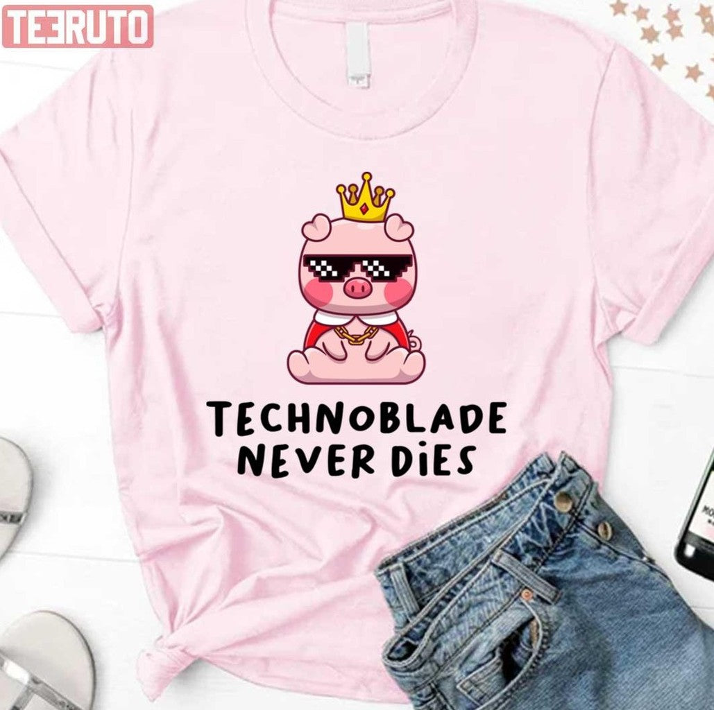Technoblade Never Dies Tribute To Techno Design Unisex T-Shirt