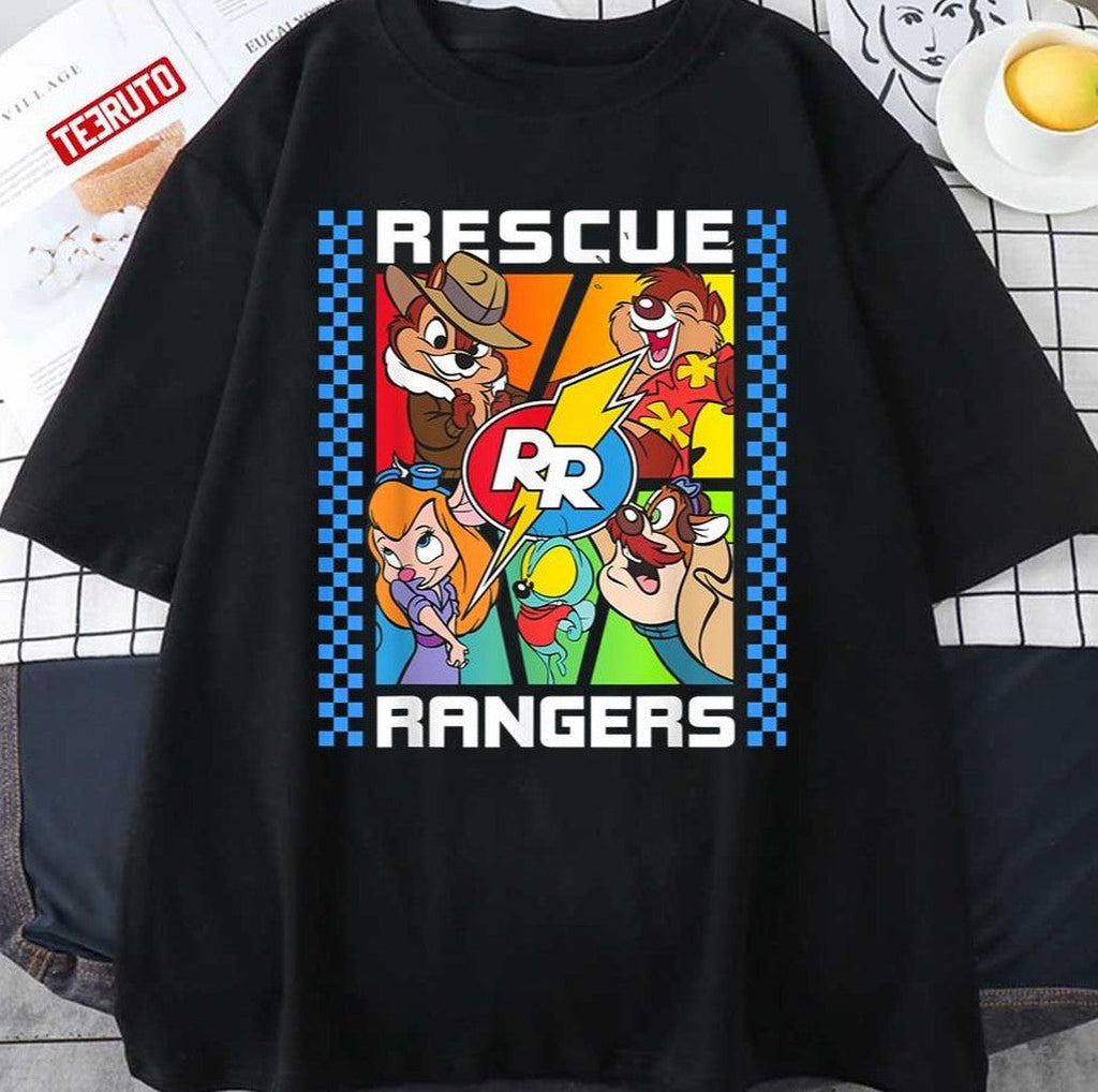 Rescue Rangers Funny Cartoon Unisex T-shirt