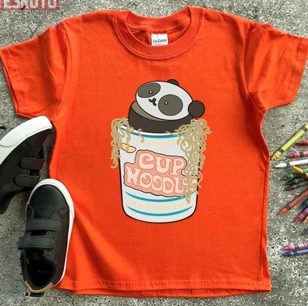 Panda In Noodles We Bare Bears Unisex T-Shirt