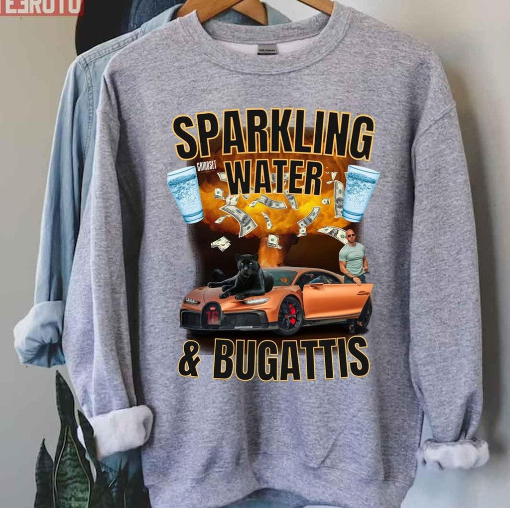 Sparkling Water And Bugattis Unisex T-Shirt