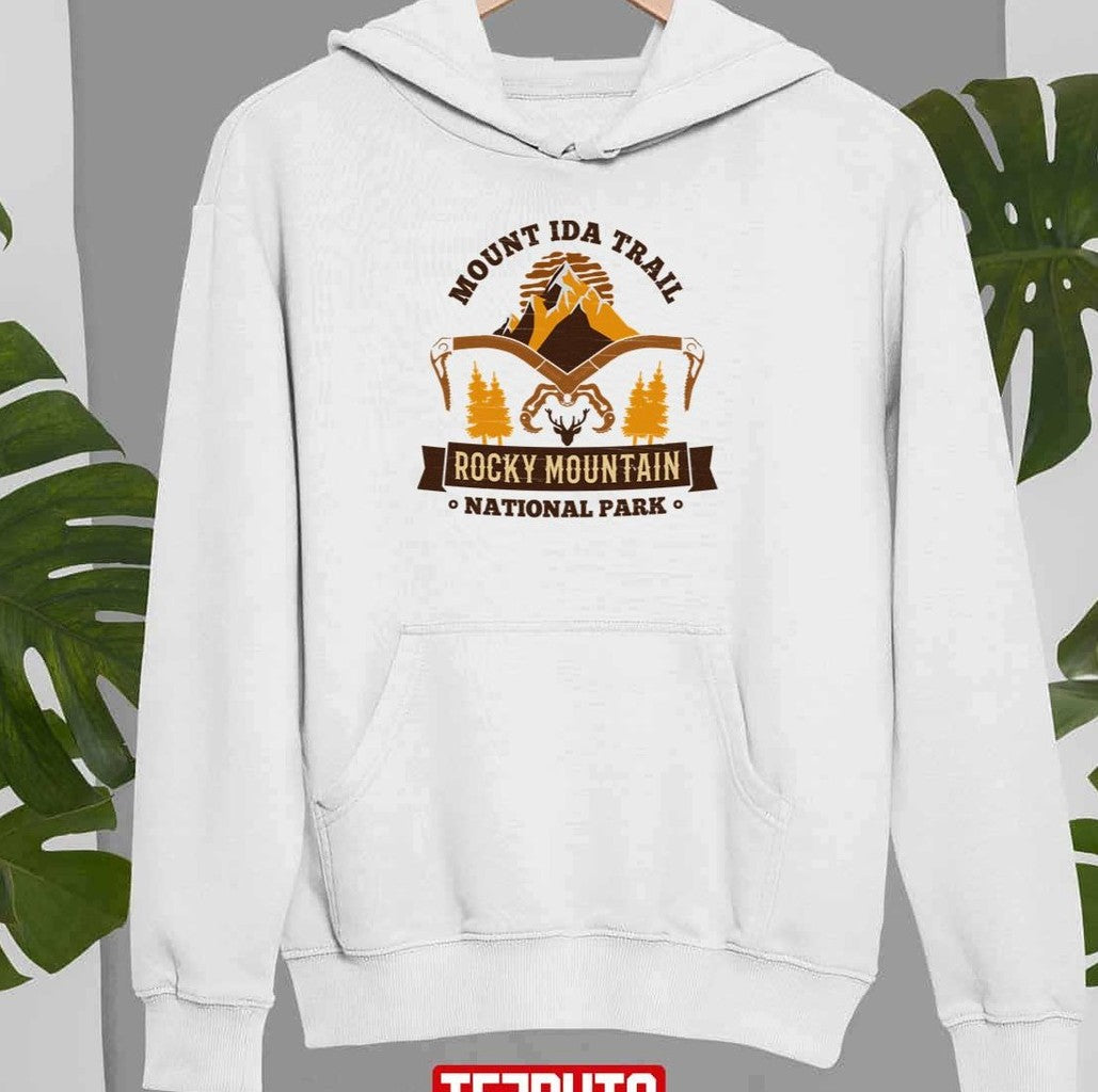 Mount Ida Trail Rocky Mountain National Park Camping And Hiking Unisex Hoodie