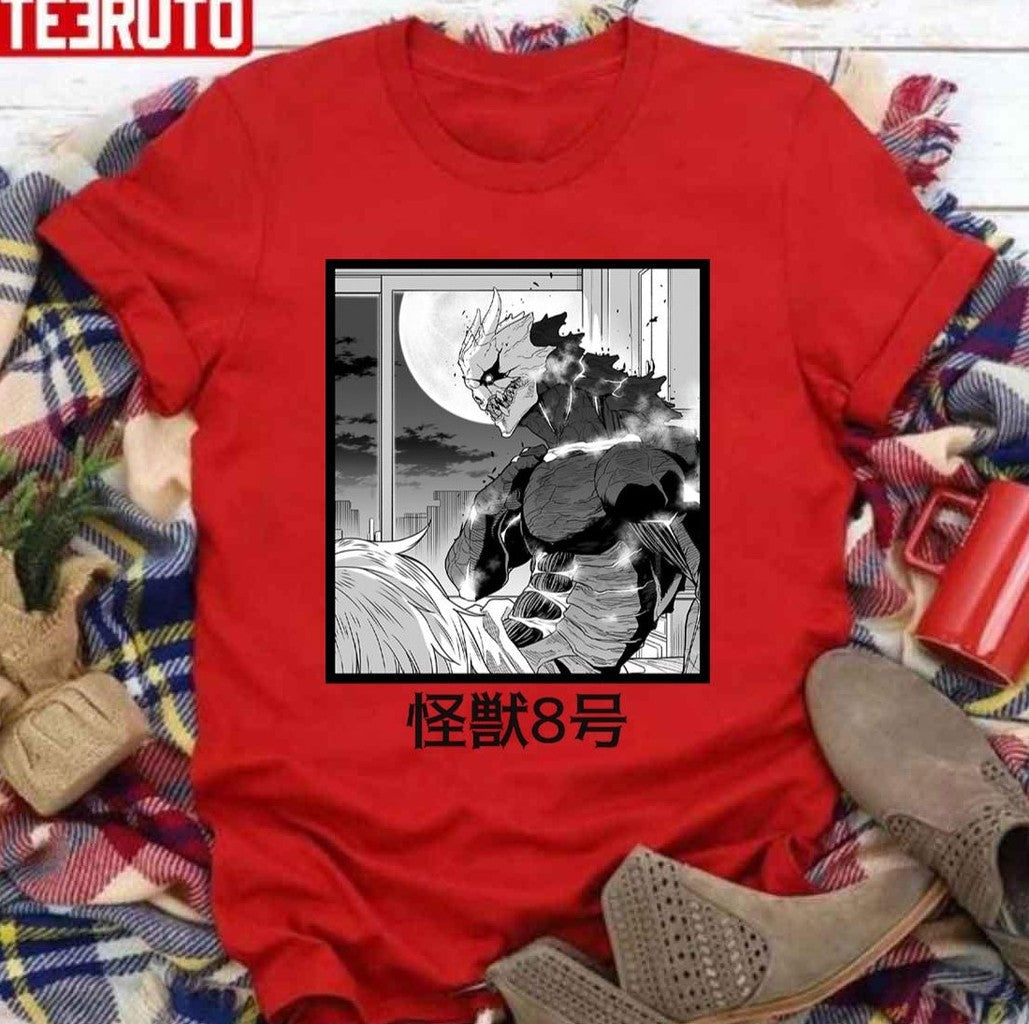 Night Kaiju No8 In Japanese Unisex T-Shirt