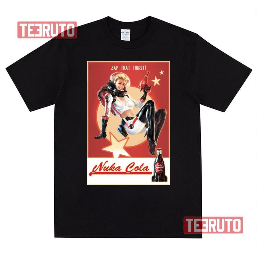 Nuka Cola Zap That Thirst Fallout Game Unisex T-Shirt
