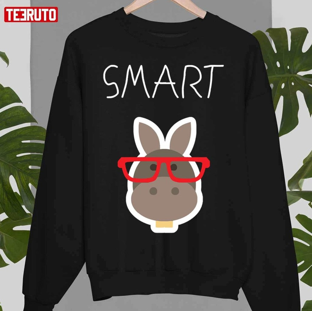 Sarcasm Smart A$$ Donkey Funny Sayings Sarcastic Humor Unisex Sweatshirt