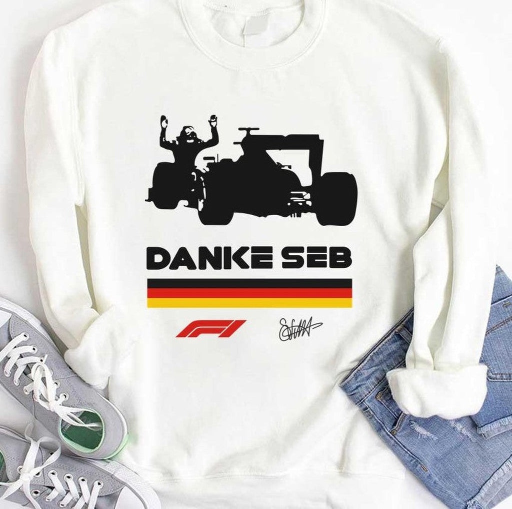 Signature Of Danke Seb Sebastian Vettel Essential Design Unisex Hoodie