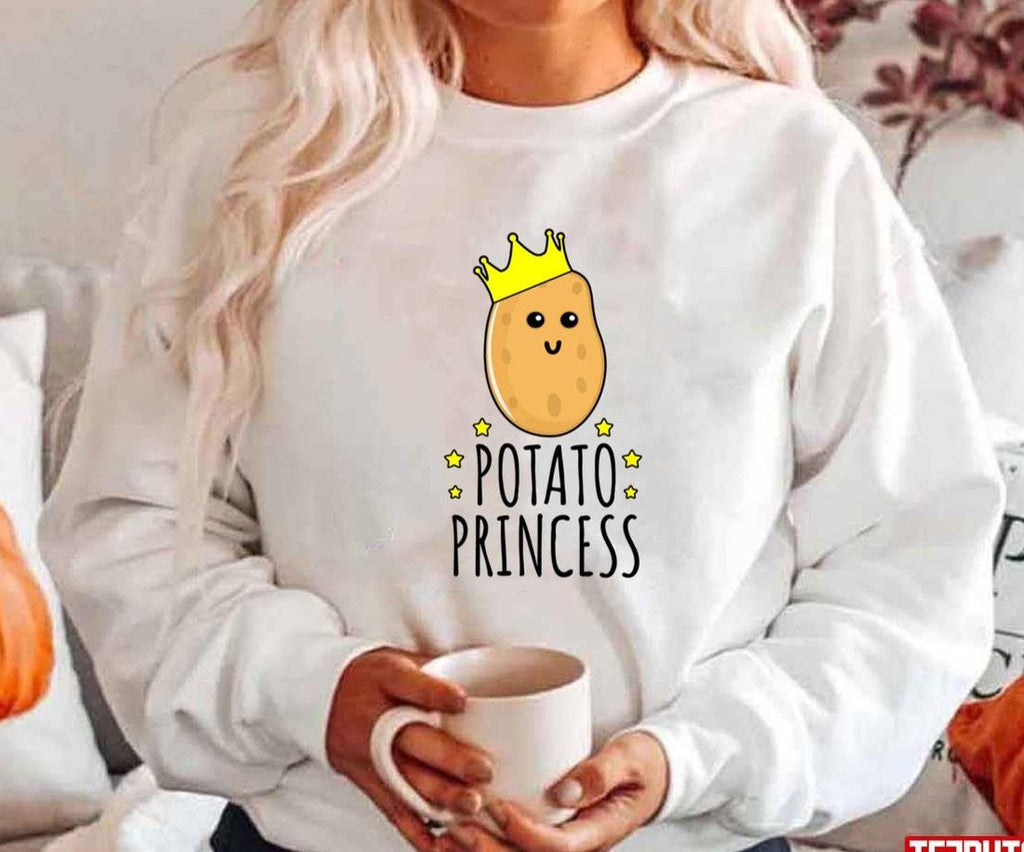 Potato Princess Cute Potato Unisex Hoodie